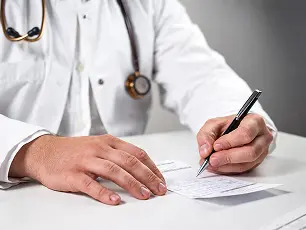 A clinician writing a personalized plan